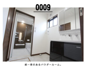 熊本　ローコスト住宅　洗面　浴室